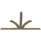 Ekena Millwork Richland Rough Sawn Timber Gable Bracket, Douglas Fir, 108"W x 63"H x 2"D x 6"F, 14/12 Pitch GBW108X63X0206RIC00RDF - alternate 3